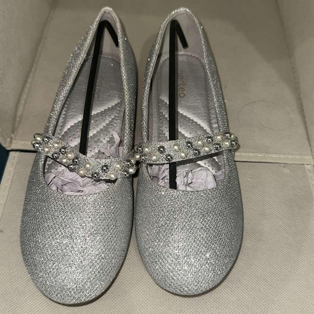 Like new nerteo Girls Mary Jane Ballerina Flat Dress Shoes Little Kids/Big Kid